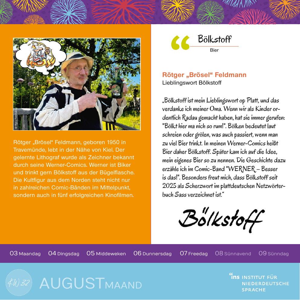 Kalender Woche 32